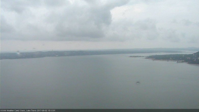Lake Travis webcam, August 2, 2017 2:35 PM CT