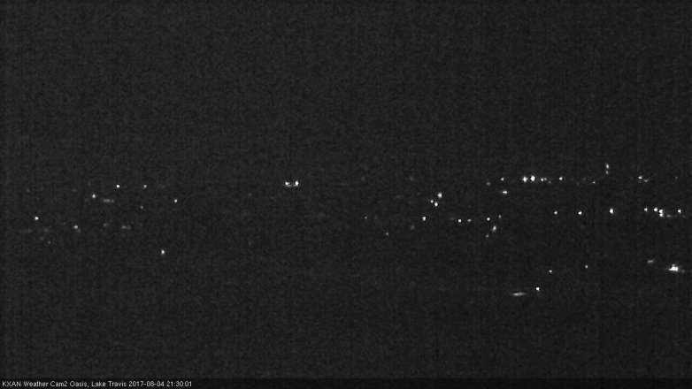 Lake Travis webcam, August 4, 2017 8:45 PM CT