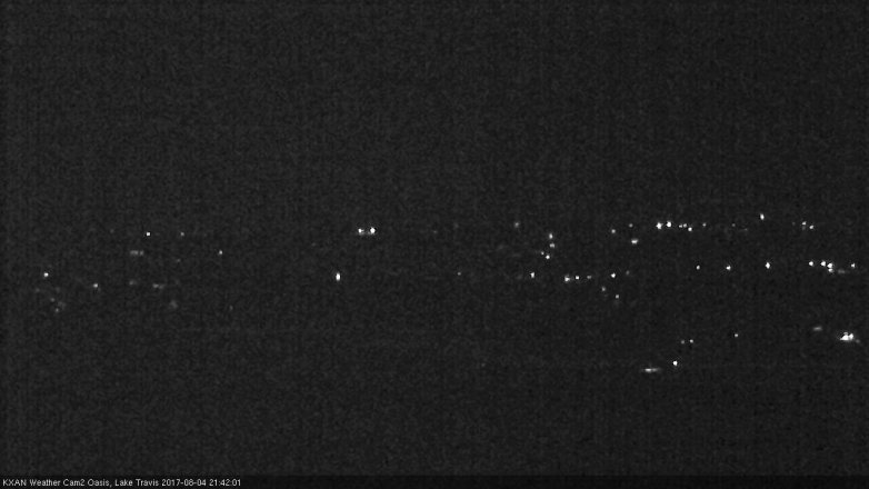 Lake Travis webcam, August 4, 2017 8:50 PM CT