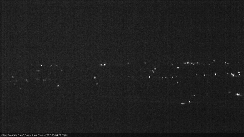 Lake Travis webcam, August 4, 2017 9:05 PM CT
