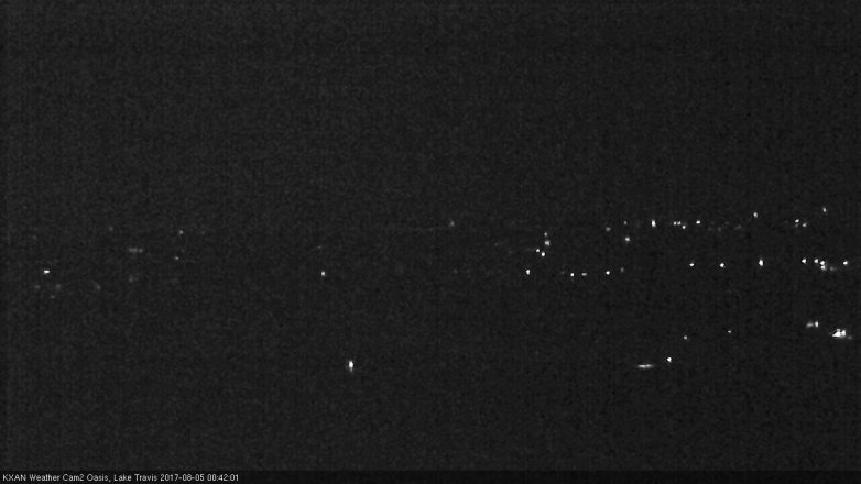 Lake Travis webcam, August 4, 2017 12:00 AM CT