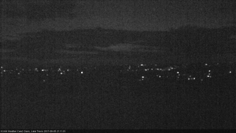 Lake Travis webcam, August 5, 2017 8:35 PM CT