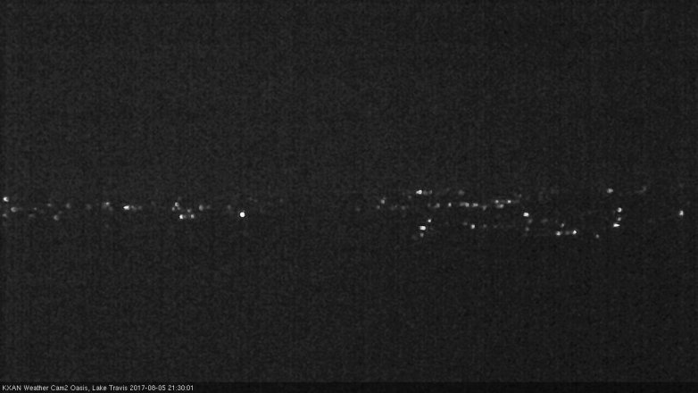 Lake Travis webcam, August 5, 2017 8:45 PM CT
