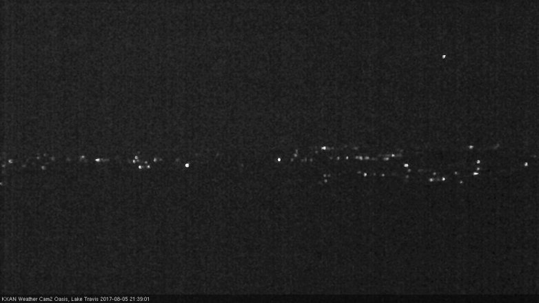 Lake Travis webcam, August 5, 2017 9:00 PM CT
