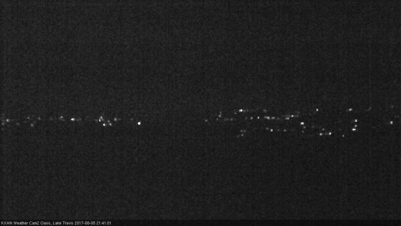 Lake Travis webcam, August 5, 2017 9:05 PM CT