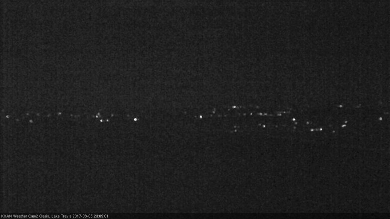 Lake Travis webcam, August 5, 2017 10:35 PM CT