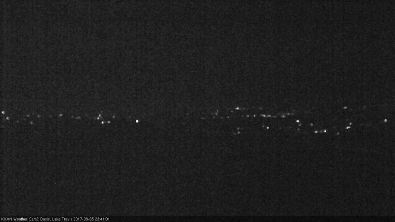 Lake Travis webcam, August 5, 2017 10:55 PM CT