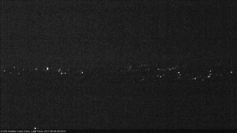 Lake Travis webcam, August 5, 2017 11:45 PM CT