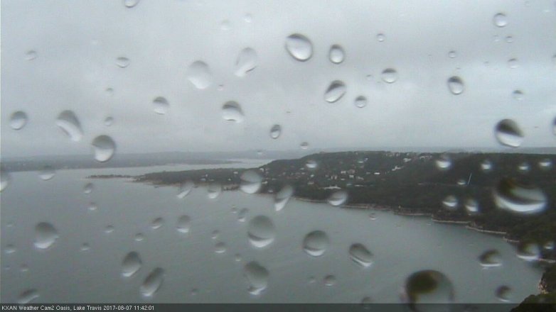 Lake Travis webcam, August 7, 2017 10:45 AM CT