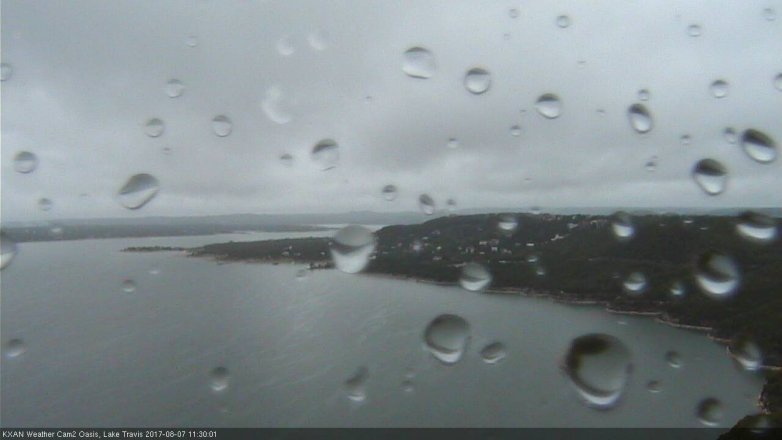 Lake Travis webcam, August 7, 2017 10:50 AM CT