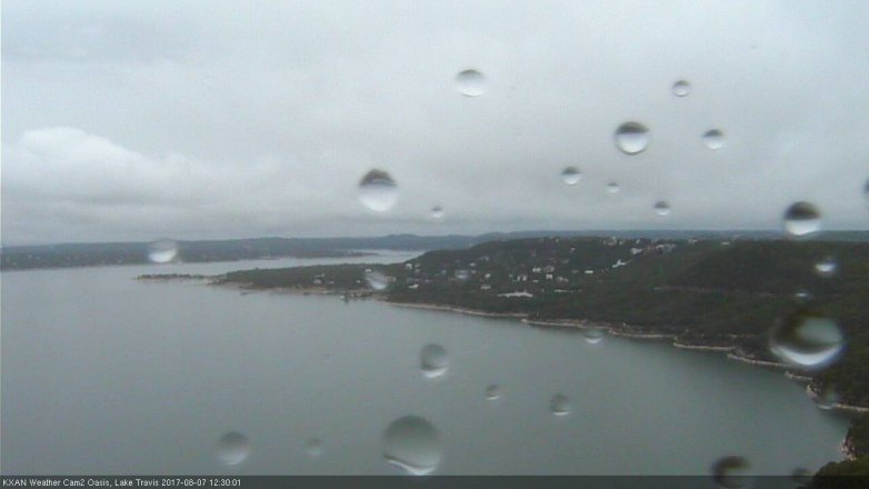 Lake Travis webcam, August 7, 2017 11:45 AM CT