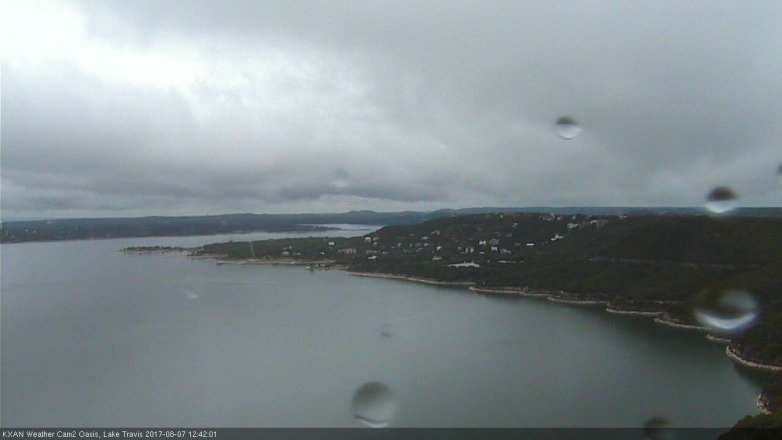 Lake Travis webcam, August 7, 2017 11:50 AM CT