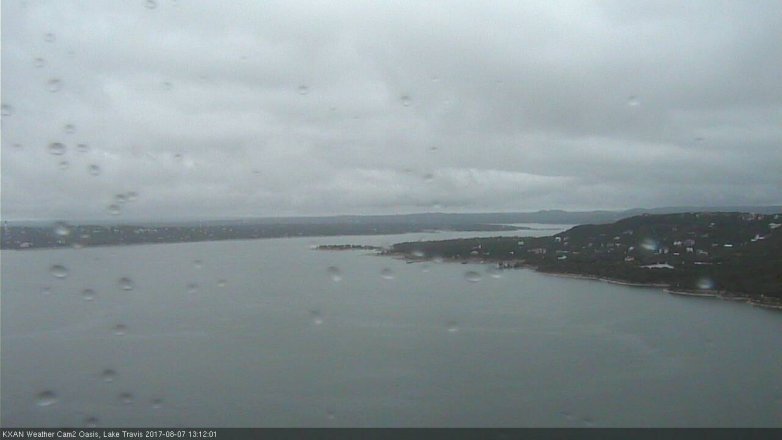 Lake Travis webcam, August 7, 2017 12:35 PM CT