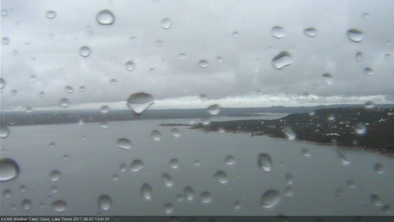 Lake Travis webcam, August 7, 2017 12:45 PM CT