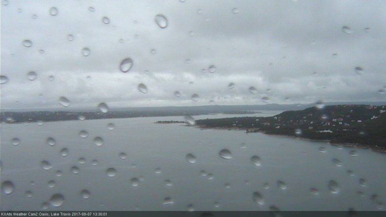 Lake Travis webcam, August 7, 2017 12:50 PM CT