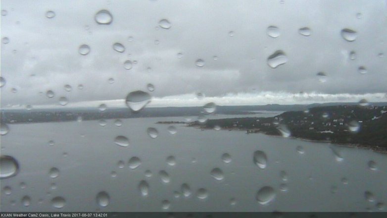 Lake Travis webcam, August 7, 2017 1:05 PM CT