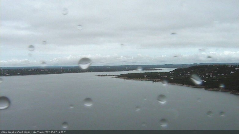 Lake Travis webcam, August 7, 2017 1:30 PM CT