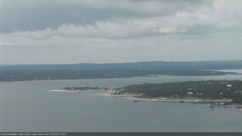 Lake Travis webcam, August 8, 2017 11:05 AM CT