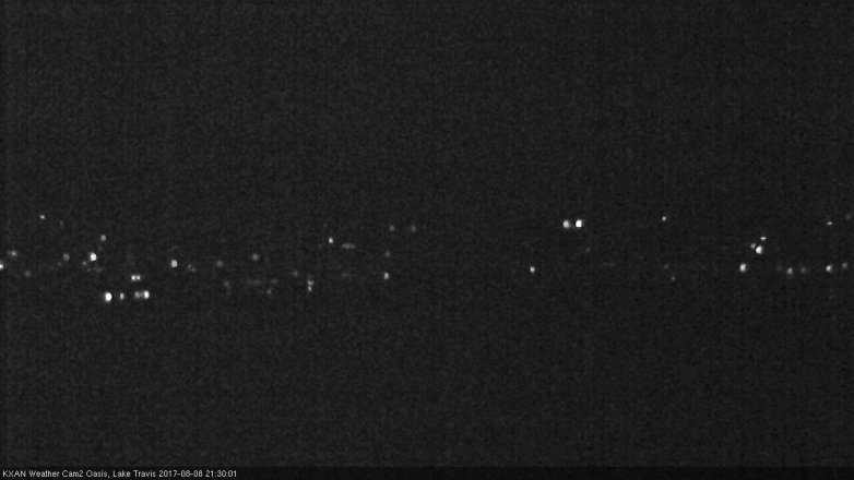 Lake Travis webcam, August 8, 2017 8:35 PM CT