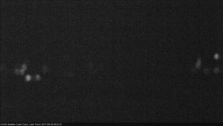 Lake Travis webcam, August 8, 2017 12:00 AM CT