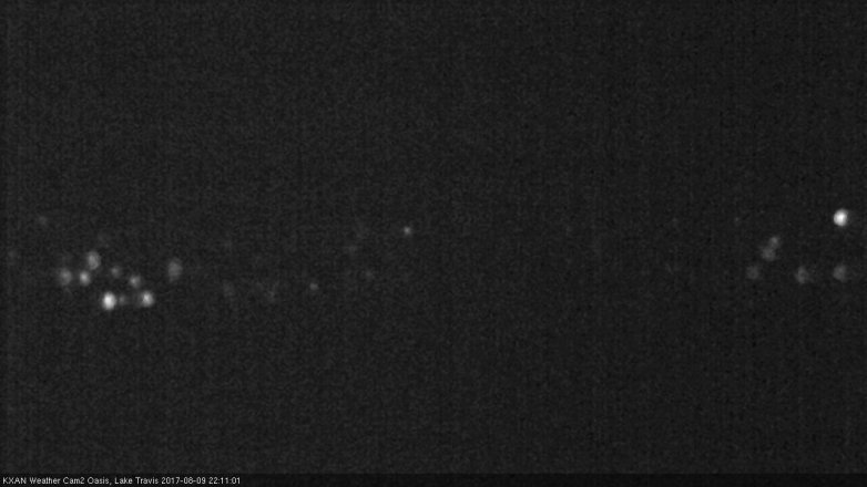 Lake Travis webcam, August 9, 2017 9:35 PM CT