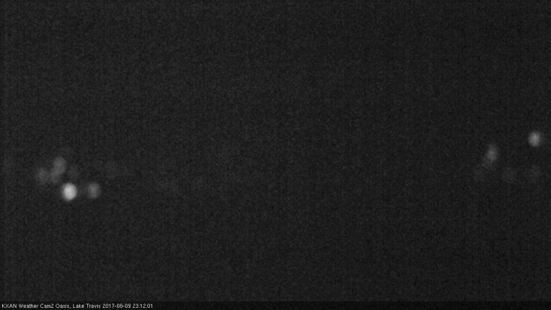 Lake Travis webcam, August 9, 2017 10:15 PM CT