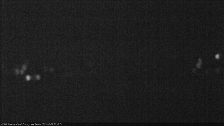 Lake Travis webcam, August 9, 2017 11:05 PM CT
