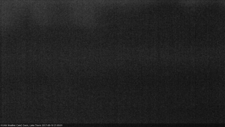 Lake Travis webcam, August 10, 2017 8:30 PM CT