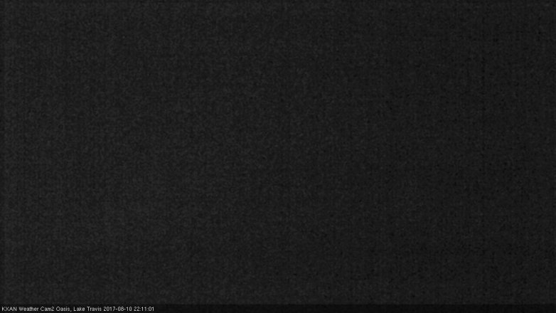 Lake Travis webcam, August 10, 2017 9:25 PM CT