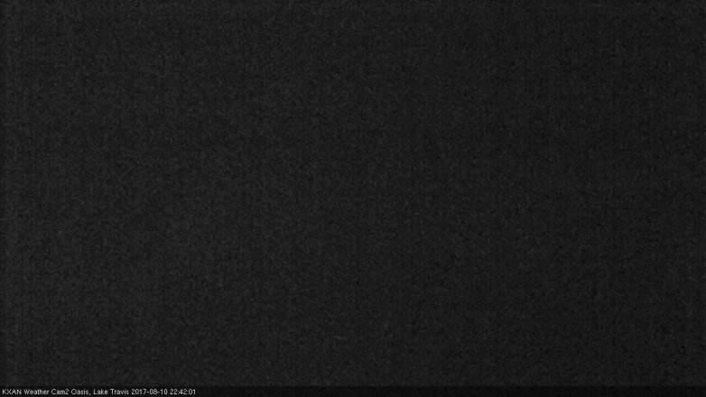 Lake Travis webcam, August 10, 2017 9:50 PM CT