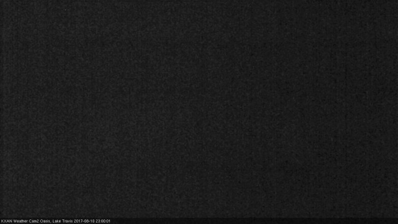 Lake Travis webcam, August 10, 2017 10:05 PM CT