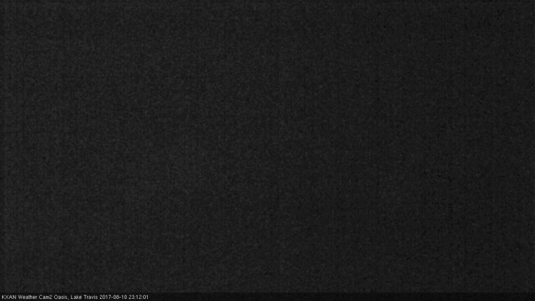 Lake Travis webcam, August 10, 2017 10:25 PM CT