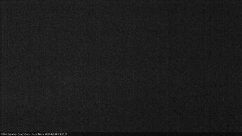 Lake Travis webcam, August 10, 2017 10:40 PM CT
