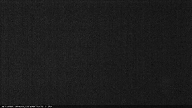 Lake Travis webcam, August 10, 2017 10:50 PM CT