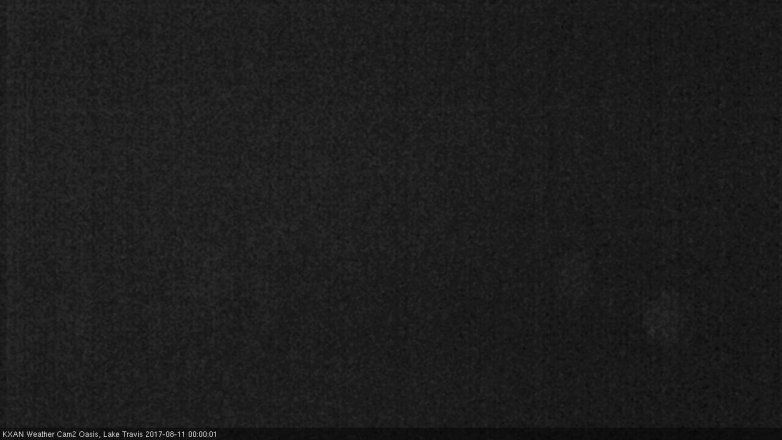 Lake Travis webcam, August 10, 2017 11:10 PM CT