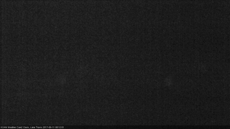 Lake Travis webcam, August 10, 2017 11:20 PM CT