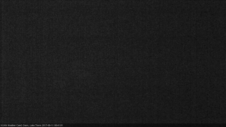 Lake Travis webcam, August 10, 2017 11:55 PM CT