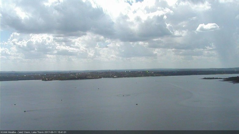 Lake Travis webcam, August 11, 2017 3:00 PM CT