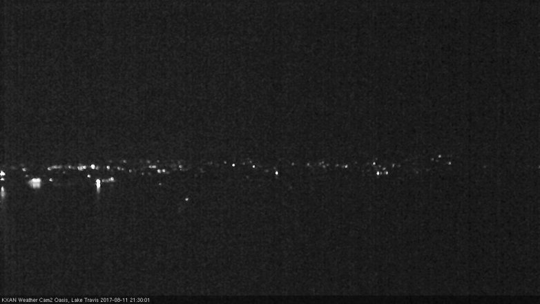 Lake Travis webcam, August 11, 2017 8:55 PM CT