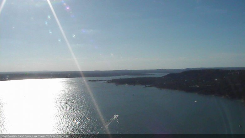 Lake Travis webcam, August 12, 2017 5:30 PM CT