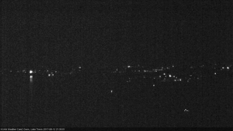 Lake Travis webcam, August 12, 2017 8:40 PM CT