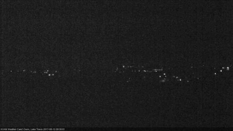 Lake Travis webcam, August 12, 2017 12:00 AM CT