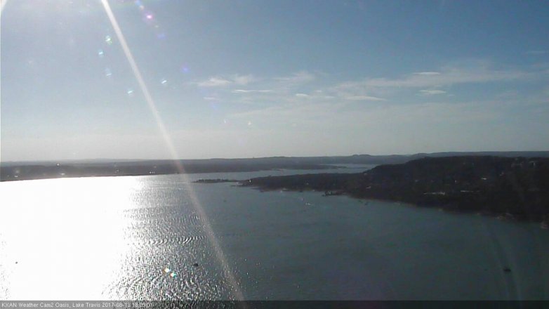 Lake Travis webcam, August 13, 2017 5:15 PM CT