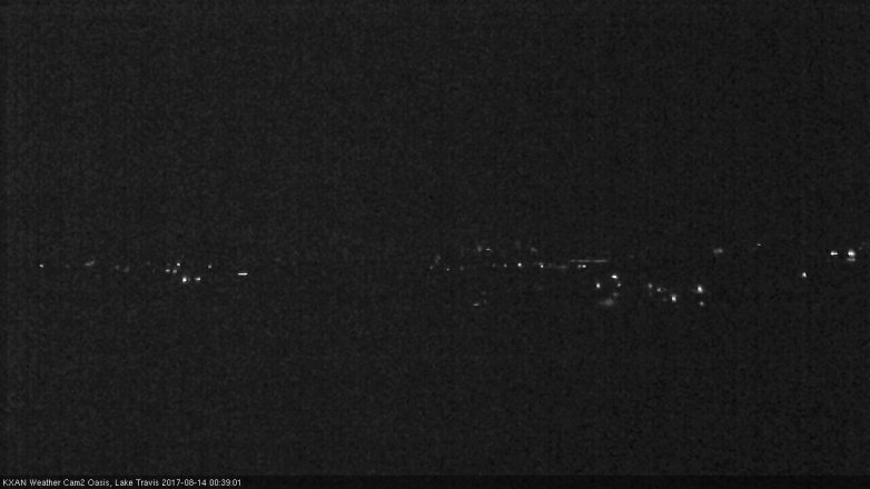 Lake Travis webcam, August 13, 2017 12:00 AM CT