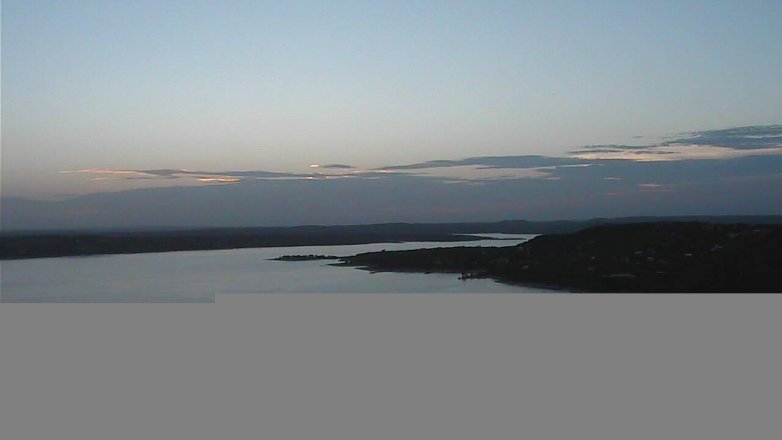 Lake Travis webcam, August 14, 2017 7:35 PM CT