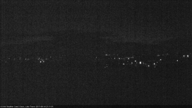 Lake Travis webcam, August 14, 2017 8:15 PM CT