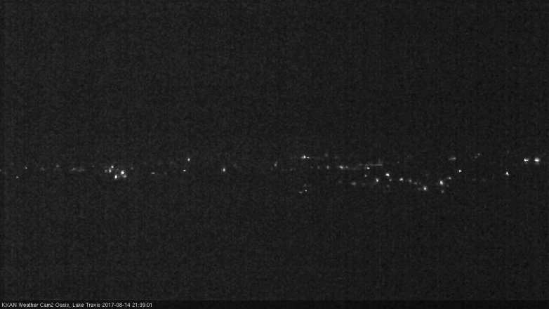 Lake Travis webcam, August 14, 2017 8:50 PM CT