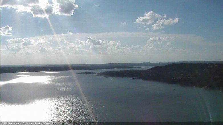 Lake Travis webcam, August 15, 2017 5:15 PM CT