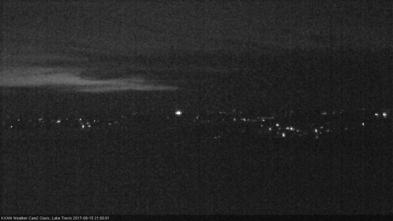 Lake Travis webcam, August 15, 2017 8:10 PM CT