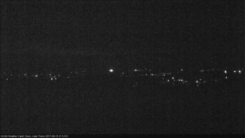 Lake Travis webcam, August 15, 2017 8:25 PM CT